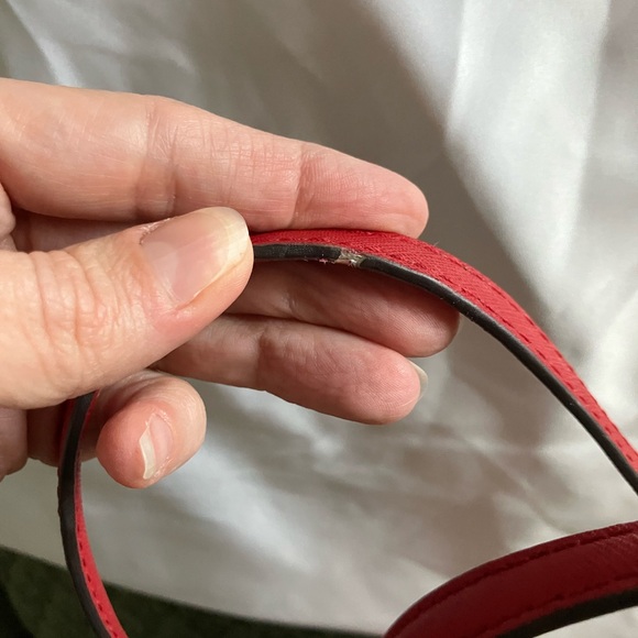 Michael Kors Red Tote Bag - Picture 9 of 11